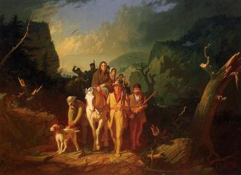 喬治 迦勒賓 賓漢姆 The Emigration of Daniel Boone 喬治 迦勒賓 賓漢姆 The Emigration of Daniel Boone